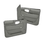 Coverlay 18-47N-MGR Front, Driver and Passenger Side Door Trim Panel - Medium Gray