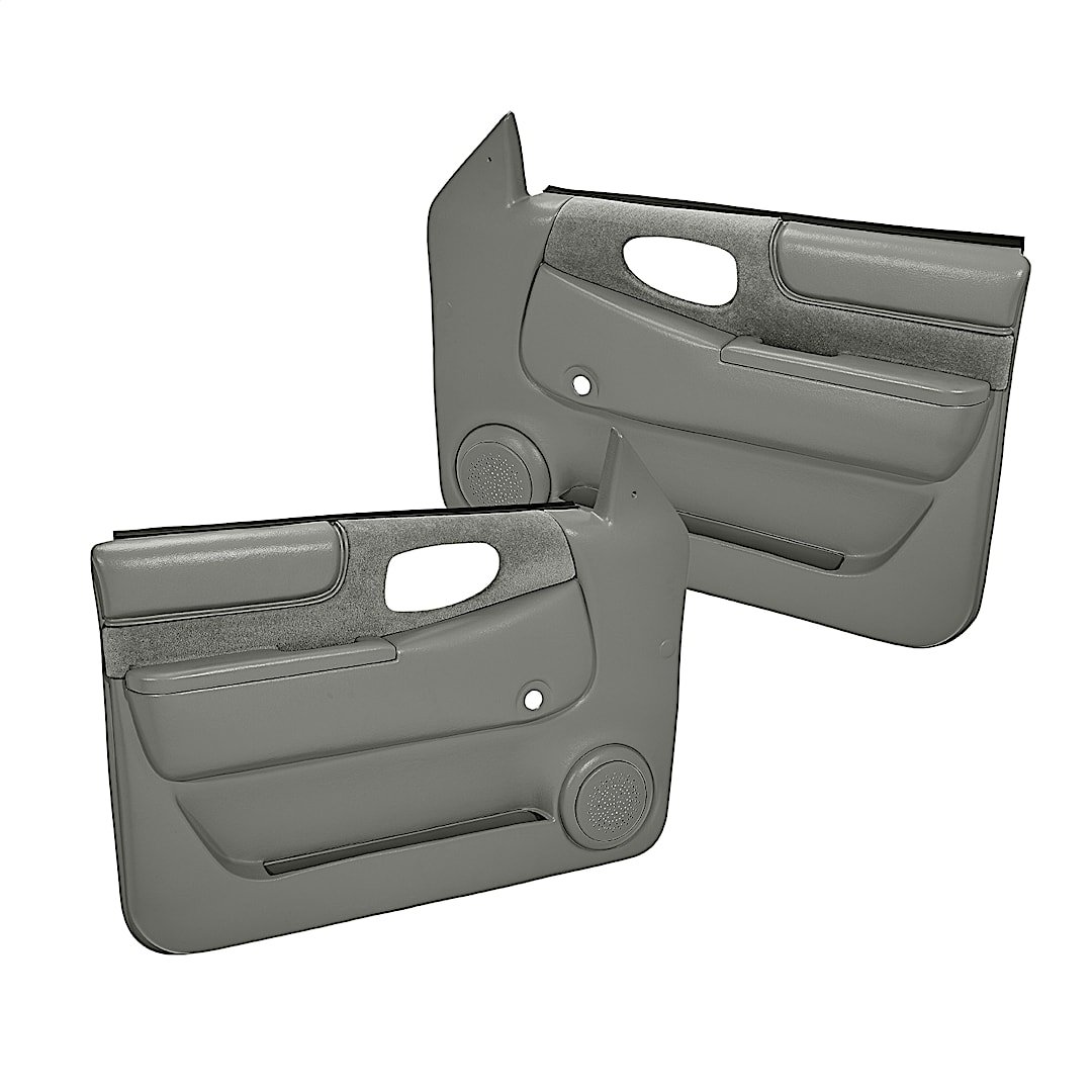 cvl1847nmgr_1.jpg Coverlay 18-47N-MGR Front, Driver and Passenger Side Door Trim Panel - Medium Gray - Image 1