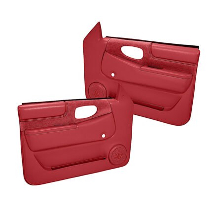 Coverlay 18-47N-RD Front, Driver and Passenger Side Door Trim Panel - Red