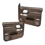 Coverlay 18-59F-DBR Front, Driver and Passenger Side Door Trim Panel - Dark Brown
