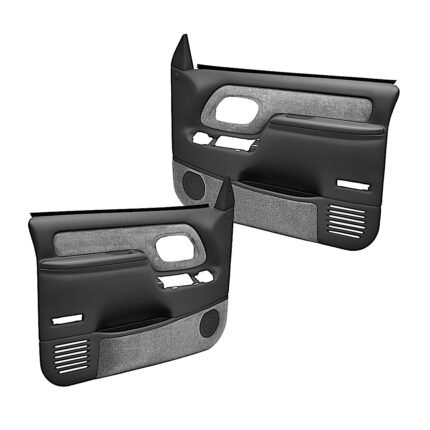 Coverlay 18-59F-DGR Front, Driver and Passenger Side Door Trim Panel - Dark Gray