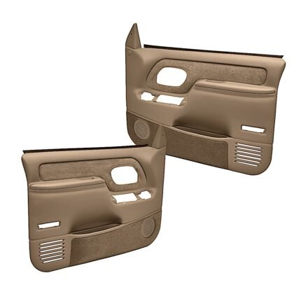 Coverlay 18-59F-LBR Front, Driver and Passenger Side Door Trim Panel - Light Brown