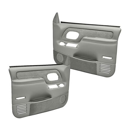 Coverlay 18-59F-LGR Front, Driver and Passenger Side Door Trim Panel - Light Gray