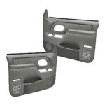 Coverlay 18-59F-MGR Front, Driver and Passenger Side Door Trim Panel - Medium Gray