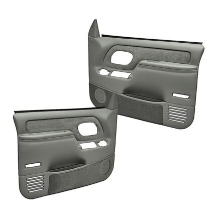 Coverlay 18-59F-MGR Front, Driver and Passenger Side Door Trim Panel - Medium Gray