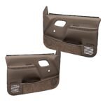 Coverlay 18-59N-DBR Front, Driver and Passenger Side Door Trim Panel - Dark Brown