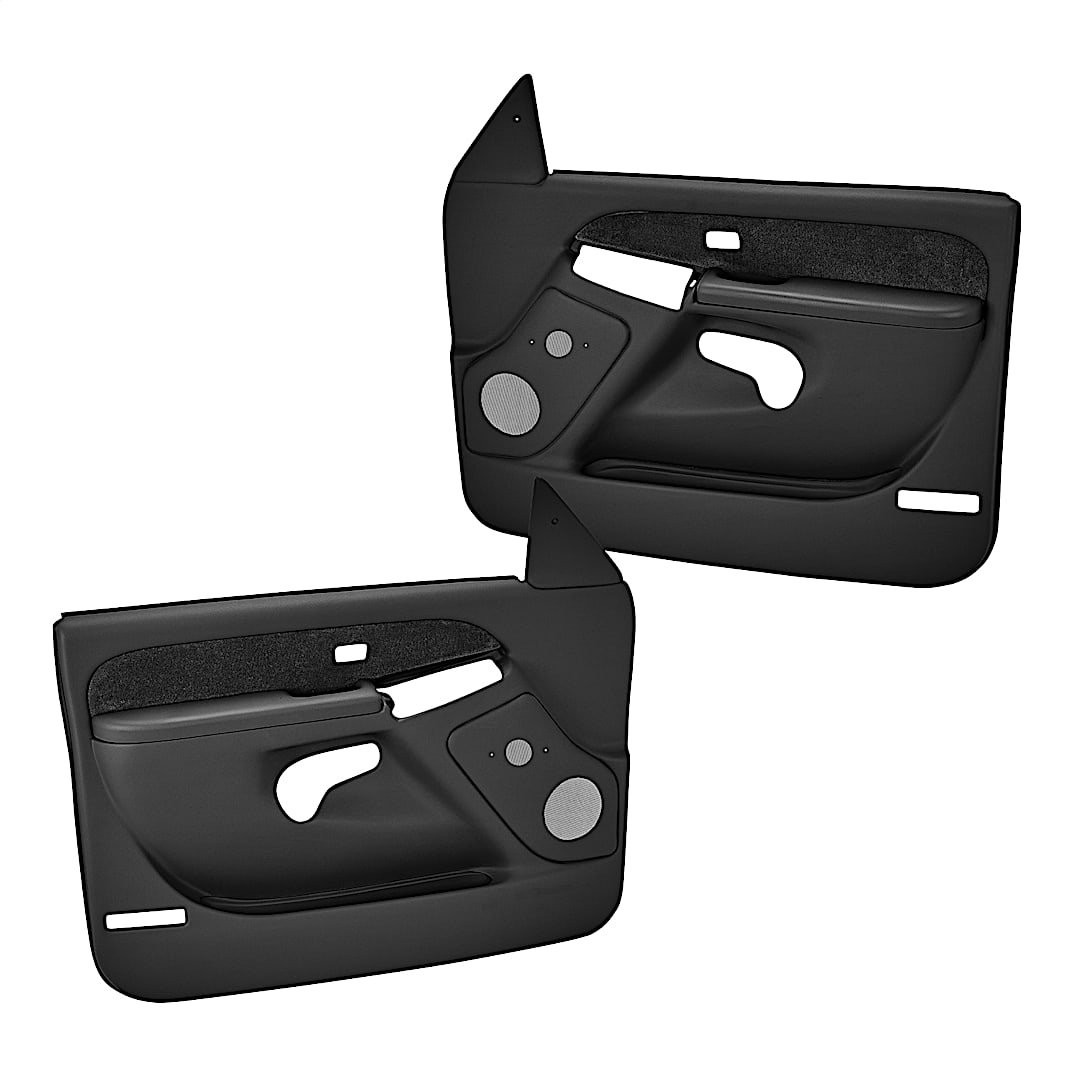 cvl1863fbblk_1.jpg Coverlay 18-63FB-BLK Front, Driver and Passenger Side Door Trim Panel - Black - Image 1