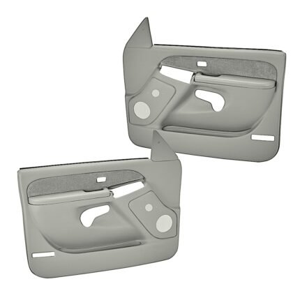 Coverlay 18-63FB-LGR Front, Driver and Passenger Side Door Trim Panel - Light Gray