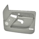 Coverlay 18-63FB-LGR Front, Driver and Passenger Side Door Trim Panel - Light Gray - Image 4