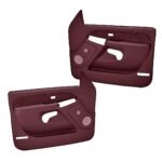 Coverlay 18-63FB-MR Front, Driver and Passenger Side Door Trim Panel - Maroon
