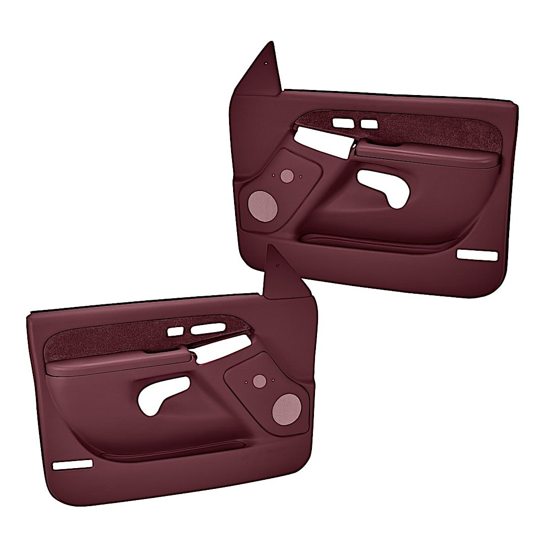 cvl1863fhbmr_1.jpg Coverlay 18-63FHB-MR Front, Driver and Passenger Side Door Trim Panel - Maroon - Image 1
