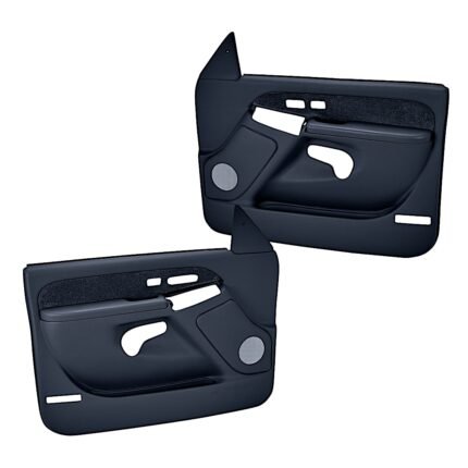 Coverlay 18-63FH-DBL Front, Driver and Passenger Side Door Trim Panel - Dark Blue