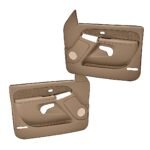 Coverlay 18-63F-LBR Front, Driver and Passenger Side Door Trim Panel - Light Brown