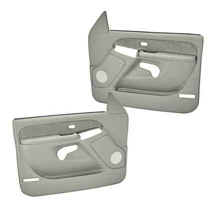 Coverlay 18-63F-LGR Front, Driver and Passenger Side Door Trim Panel - Light Gray