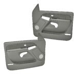 Coverlay 18-63F-MGR Front, Driver and Passenger Side Door Trim Panel - Medium Gray