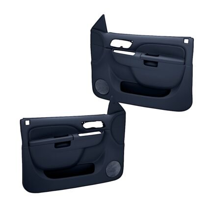 Coverlay 18-74F-DBL Front, Driver and Passenger Side Door Trim Panel - Dark Blue
