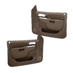 Coverlay 18-74F-DBR Front, Driver and Passenger Side Door Trim Panel - Dark Brown
