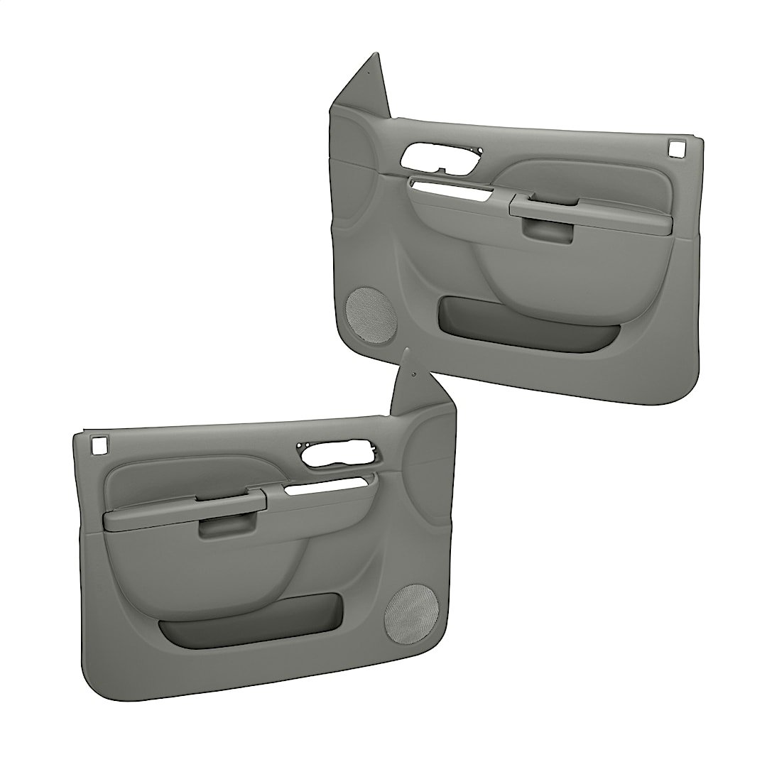 cvl1874fmgr_1.jpg Coverlay 18-74F-MGR Front, Driver and Passenger Side Door Trim Panel - Medium Gray - Image 1