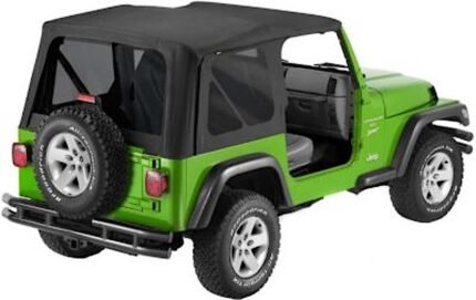 Bestop 51193-35 Replace-A-Top Soft Top - Without Frame (Requires Factory Frame) Black diamond