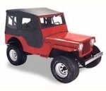 Bestop 51403-01 Tigertop Soft Top - With Frame (Frame Included) Black - Image 2