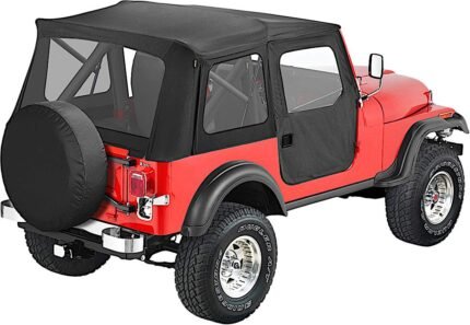 Bestop 51597-15 Supertop Soft Top - With Frame (Frame Included) Black Denim