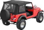 Bestop 51599-01 Supertop Soft Top - With Frame (Frame Included) Black