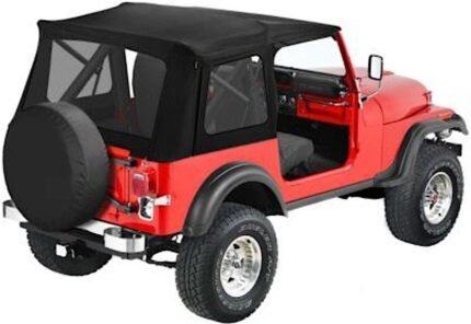 Bestop 51599-15 Supertop Soft Top - With Frame (Frame Included) Black Denim