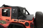 Bestop 53902-35 Trektop Halftop Soft Top - Frameless Design Black diamond - Image 7