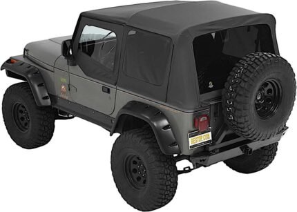 Bestop 54601-15 Supertop NX Soft Top - With Frame (Frame Included) Black Denim