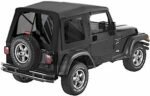 Bestop 54709-15 Supertop Soft Top - With Frame (Frame Included) Black Denim - Image 4