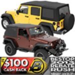 Bestop 54709-15 Supertop Soft Top - With Frame (Frame Included) Black Denim - Image 7