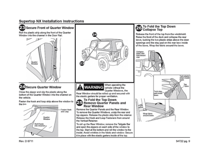 Bestop 54722-35 Supertop NX Soft Top - With Frame (Frame Included) Black diamond