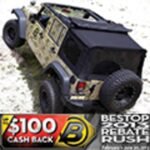 Bestop 54723-35 Supertop NX Soft Top - With Frame (Frame Included) Black diamond - Image 10