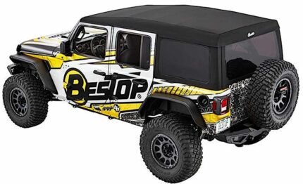 Bestop 54725-17 Supertop Ultra Squareback Soft Top - Black