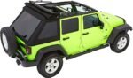 Bestop 54923-17 Trektop Glide FastBack  Soft Top - With Frame (Frame Included) Black twill - Image 2
