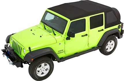 Bestop 54923-35 Trektop Glide FastBack  Soft Top - With Frame (Frame Included) Black diamond