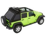 Bestop 54923-74 Trektop Glide FastBack  Soft Top - Without Frame (Requires Factory Frame) Pebble Beige - Image 2