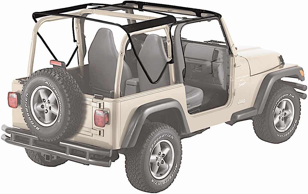 d345500201_1.jpg Bestop 55002-01 Soft Top Hardware - Direct Fit, Kit - Image 1