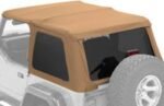 Bestop 56820-37 Trektop Fastback Soft Top - With Frame (Frame Included) Spice - Image 4