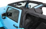 Bestop 56852-35 Trektop Fastback Soft Top - With Frame (Frame Included) Black diamond - Image 14