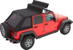 Bestop 56853-17 Trektop Fastback Soft Top - With Frame (Frame Included) Black twill - Image 7