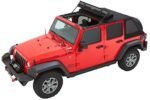 Bestop 56853-35 Trektop Fastback Soft Top - With Frame (Frame Included) Black diamond - Image 8