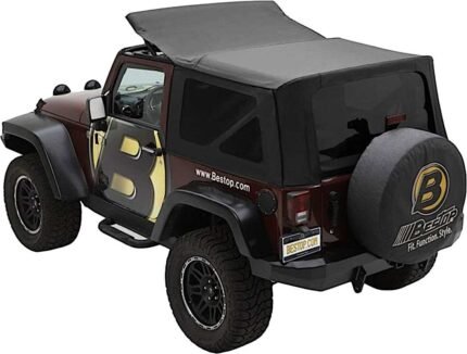 Bestop 79136-35 Replace-A-Top Soft Top - Without Frame (Requires Factory Frame) Black diamond