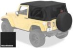 Bestop 79136-35 Replace-A-Top Soft Top - Without Frame (Requires Factory Frame) Black diamond - Image 2