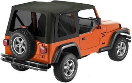 Bestop 79140-35 Replace-A-Top Soft Top - Without Frame (Requires Factory Frame) Black diamond