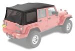 Bestop 79837-17 Replace-A-Top Soft Top - Without Frame (Requires Factory Frame) Black twill - Image 2