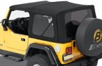Bestop 79841-17 Replace-A-Top Soft Top - Without Frame (Requires Factory Frame) Black twill - Image 4