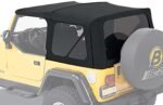 Bestop 79841-17 Replace-A-Top Soft Top - Without Frame (Requires Factory Frame) Black twill - Image 5