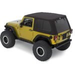 Bestop 54462-17 Trektop Pro Hybrid Slantback Series Soft Top - Frameless Design Black