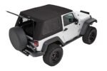 Bestop 54462-17 Trektop Pro Hybrid Slantback Series Soft Top - Frameless Design Black - Image 5